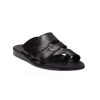 Handcrafted Jerusalem Aron Sandal (Black)