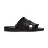 Handcrafted Jerusalem Aron Sandal (Black) - Image 2