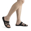 Handcrafted Jerusalem Byron Sandal (Black) - Image 3