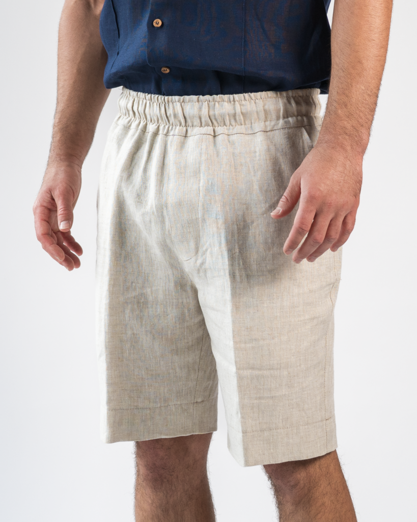 Linen drawstring Pier shorts
