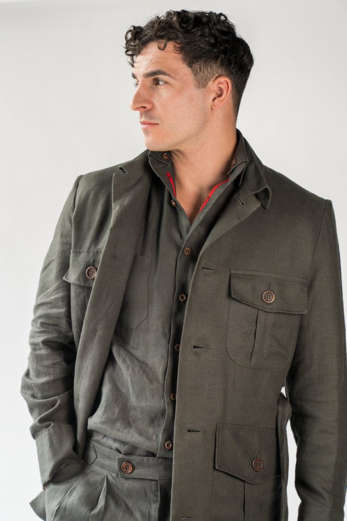 Linen Safari Jacket