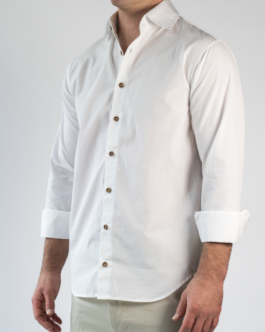 Cotton Poplin long sleeve shirt - Image 4