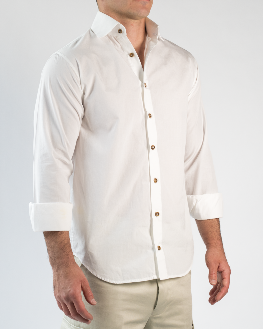 Cotton Poplin long sleeve shirt - Image 3