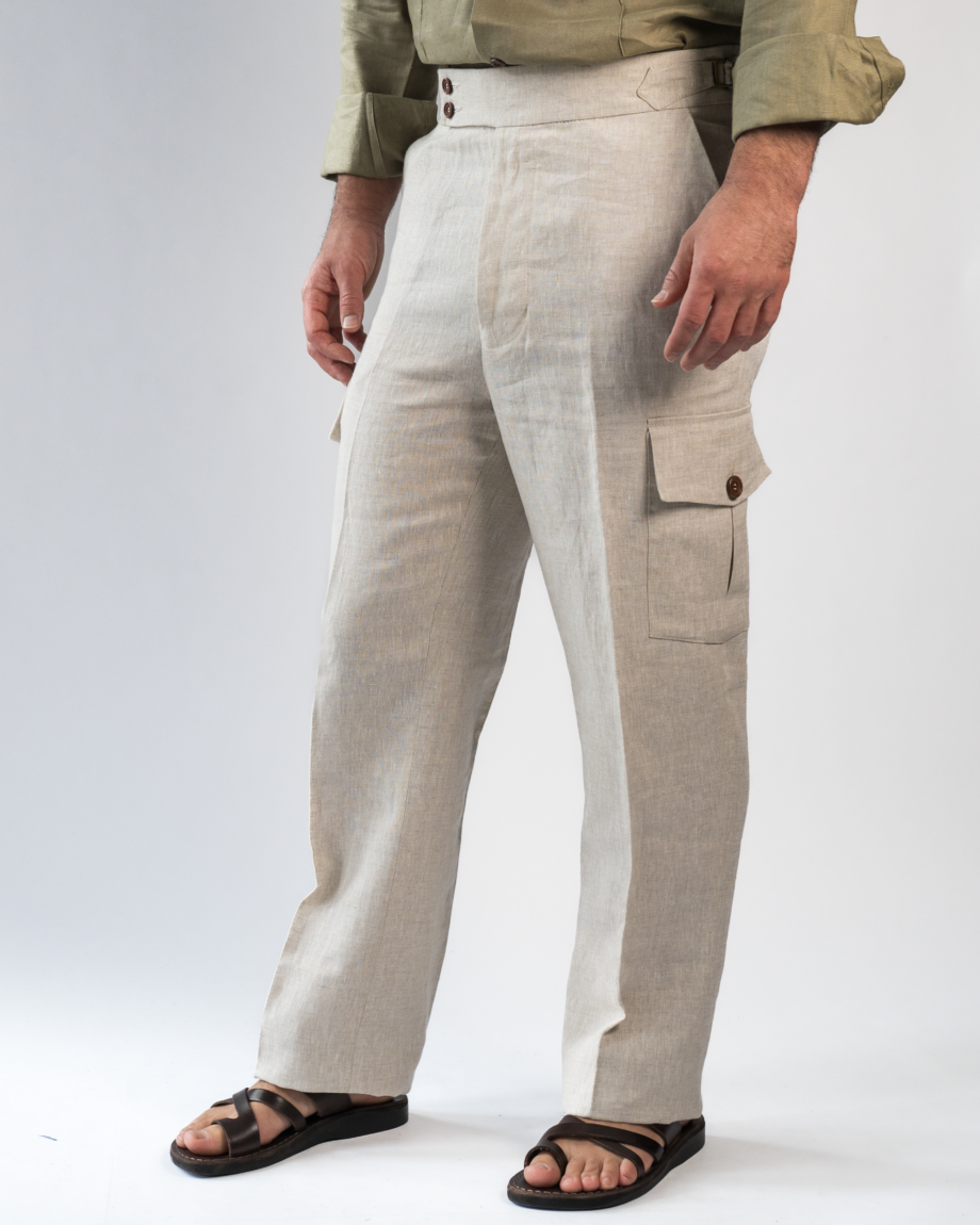 Linen zebic trouser