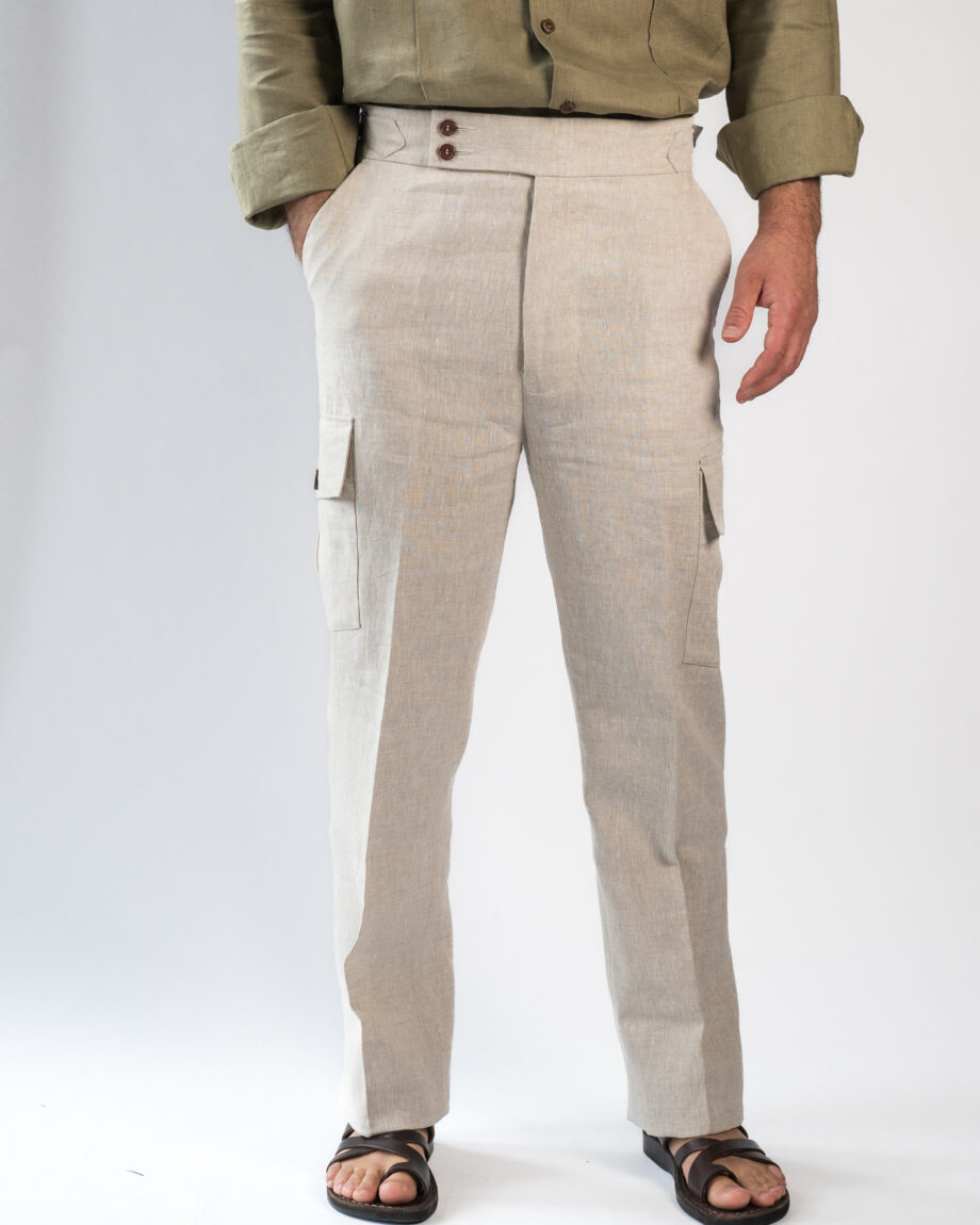 Linen zebic trouser - Image 3