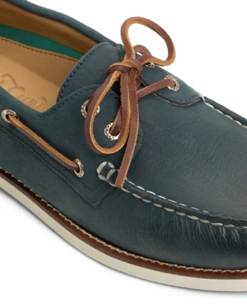 Sperry 2 Eye Original Navy Gold Cup Topsider